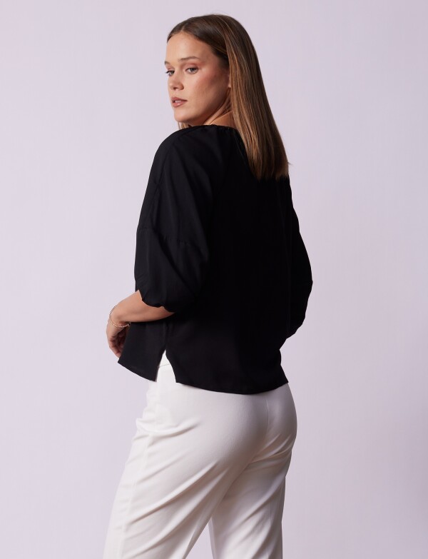 Blusa Gasa NEGRO