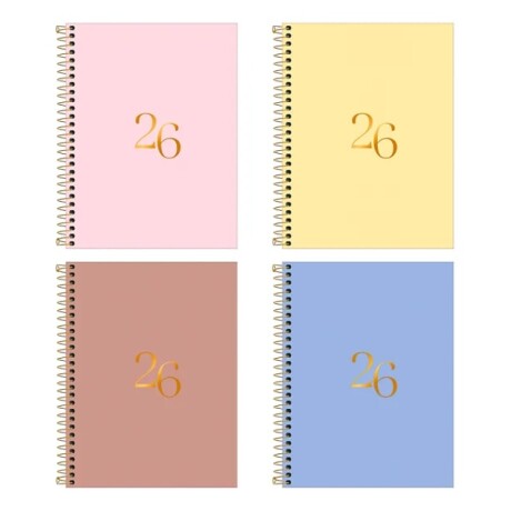 Agenda Tilibra 2026 Vanilla Rosada Pastel