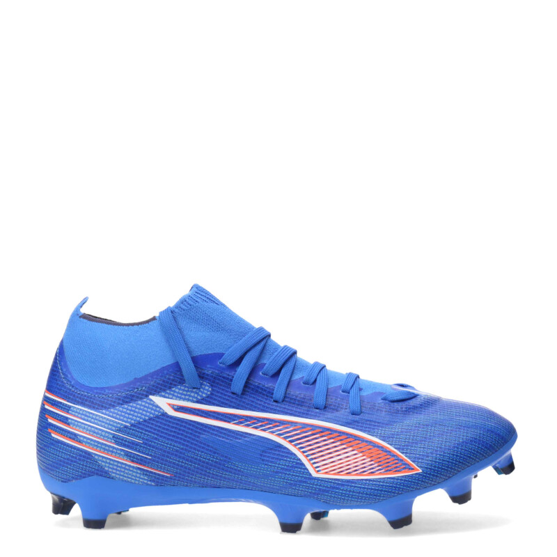 Championes de Hombre Puma Futbol 11 Ultra Match Azul - Blanco - Naranja
