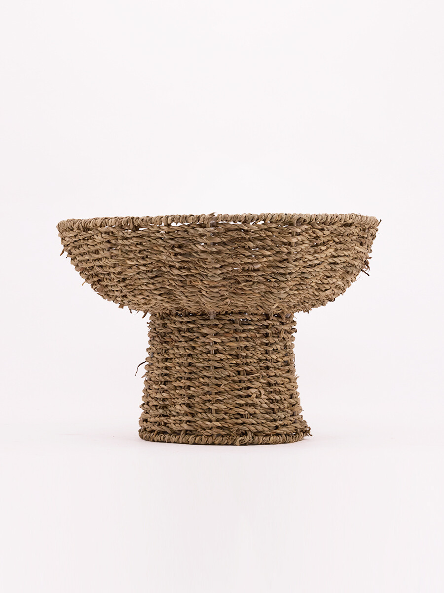 FRUTERA TEJIDA EN BASE - NATURAL 