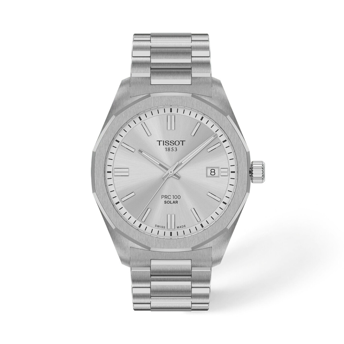 Reloj TISSOT Solar 39mm de acero con esfera acero 
