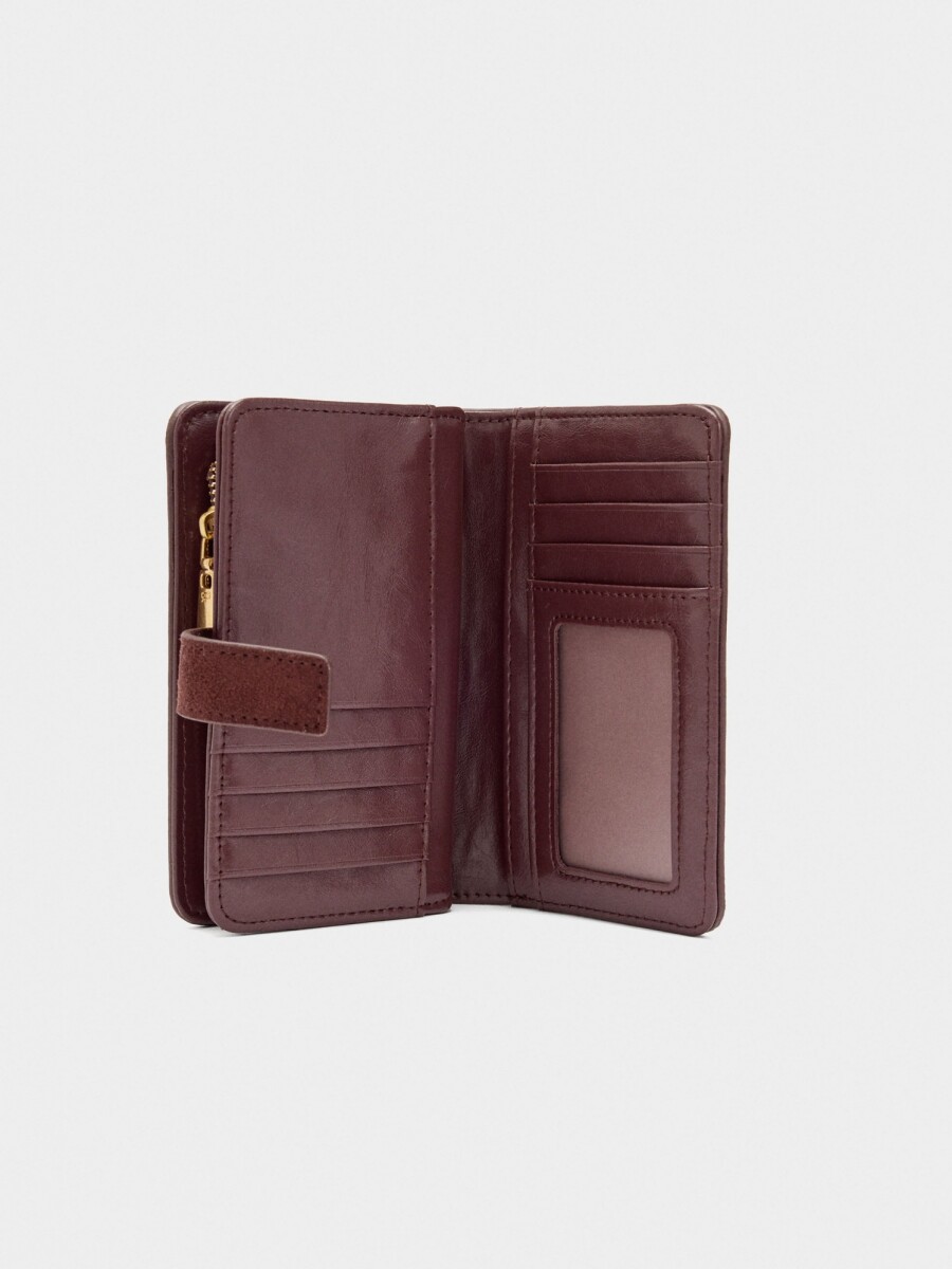 Cartera Efecto Piel canela