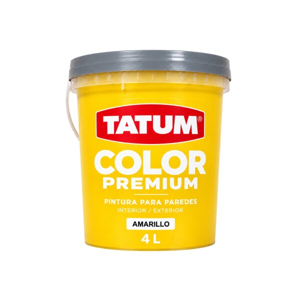 PINTURA TATUM COLOR AMARILLO 4LT Pintura Tatum Color Amarillo 4lt