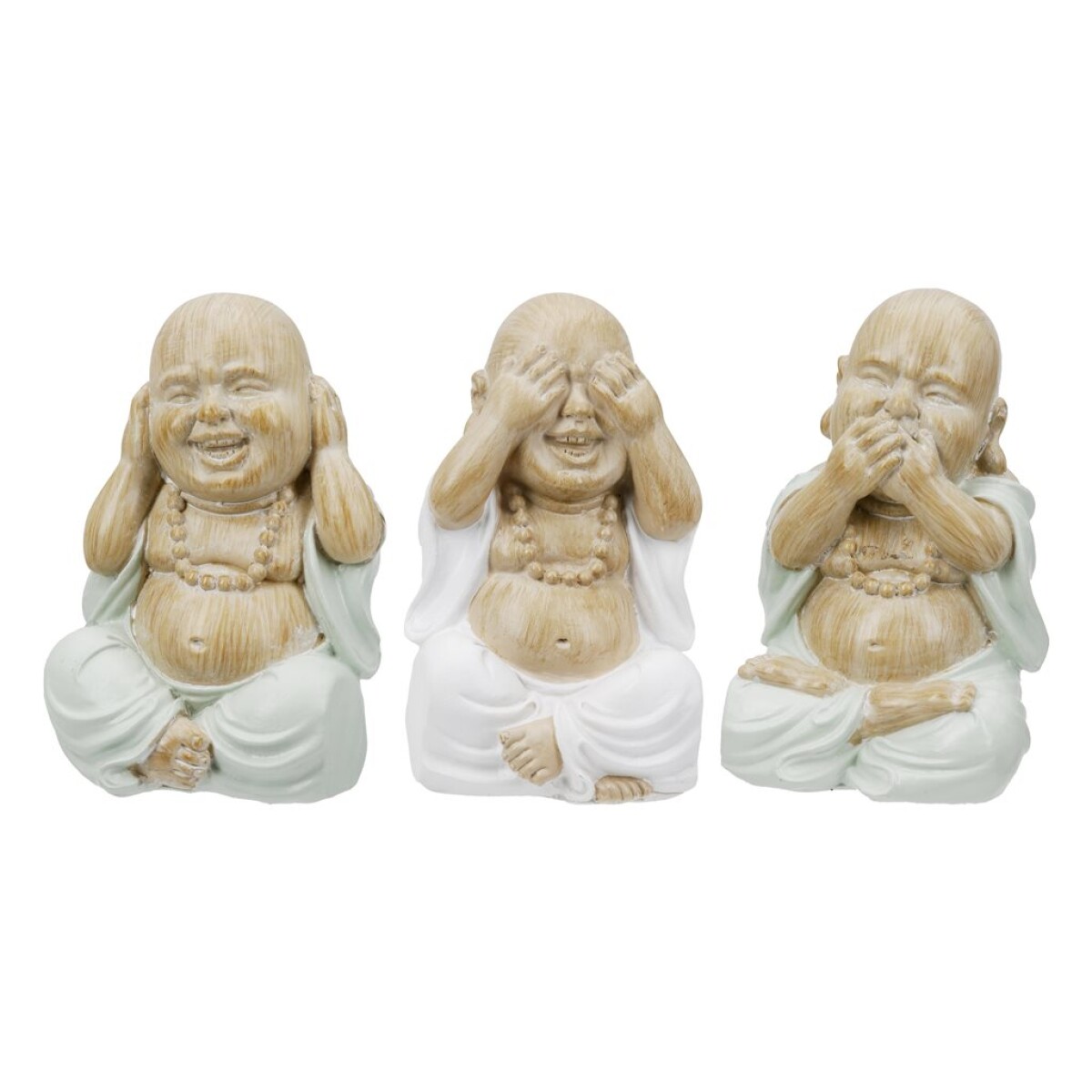 BUDA DECORATIVO DE RESINA 5x6x10CM NATURAL SURTIDO 