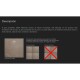 Porcelanato Marron Gris Patchwork 61X61Cm Piso Pared GAMAS DE MARRON