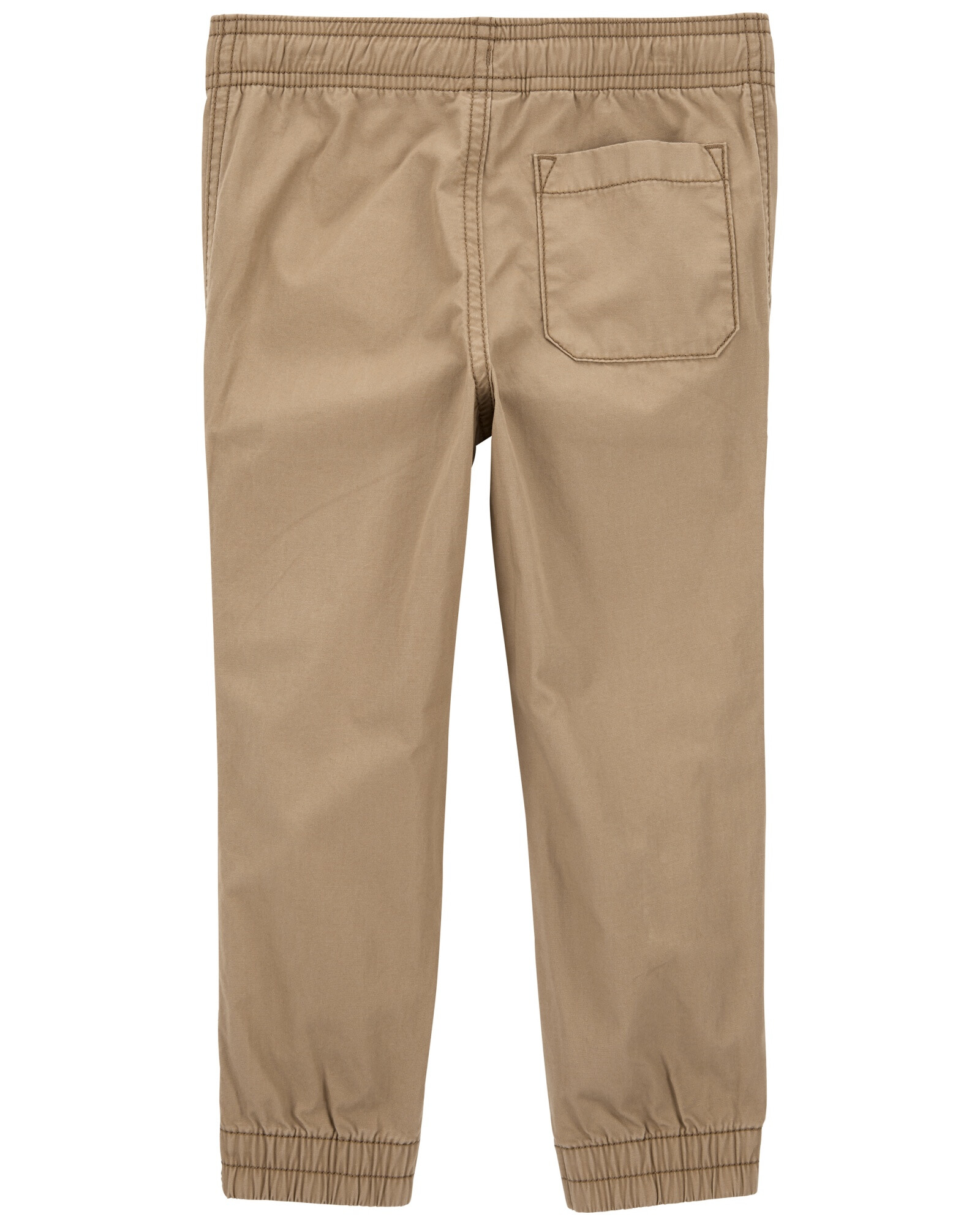 Pantalón de popelina khaki. Talles 6-24M Sin color