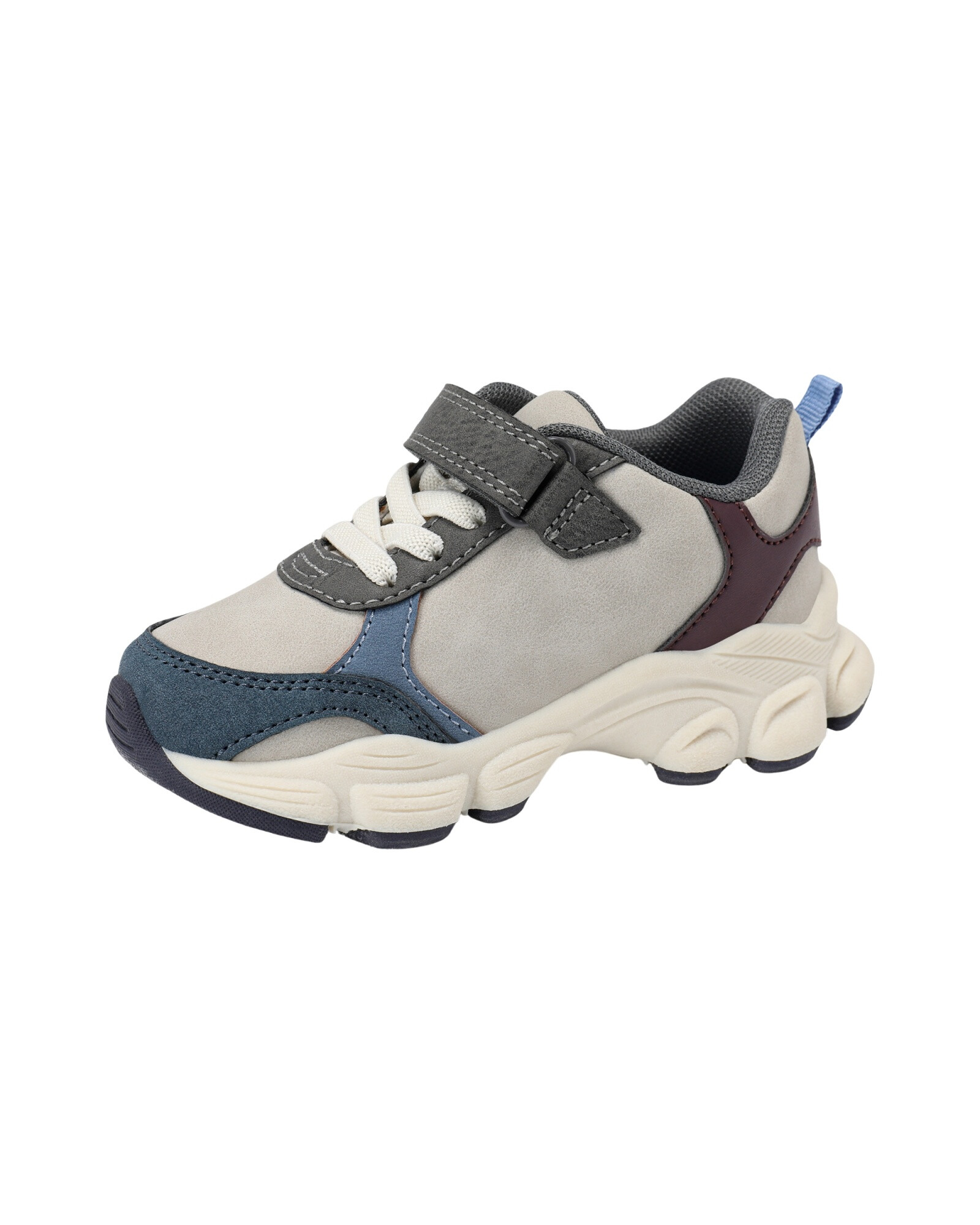 Championes con velcro, diseño colorblock Sin color