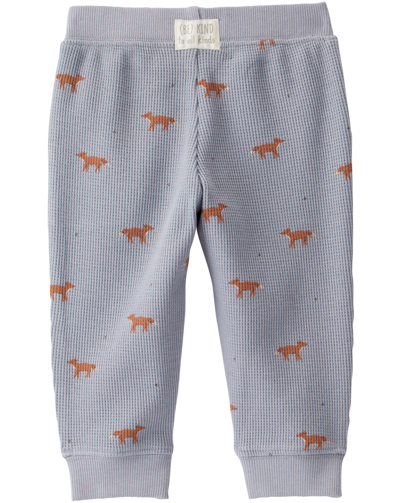 Set dos piezas de algodón orgánico, pantalón y buzo, diseño zorro Sin color