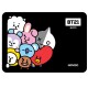 Mousepad BT21 negro