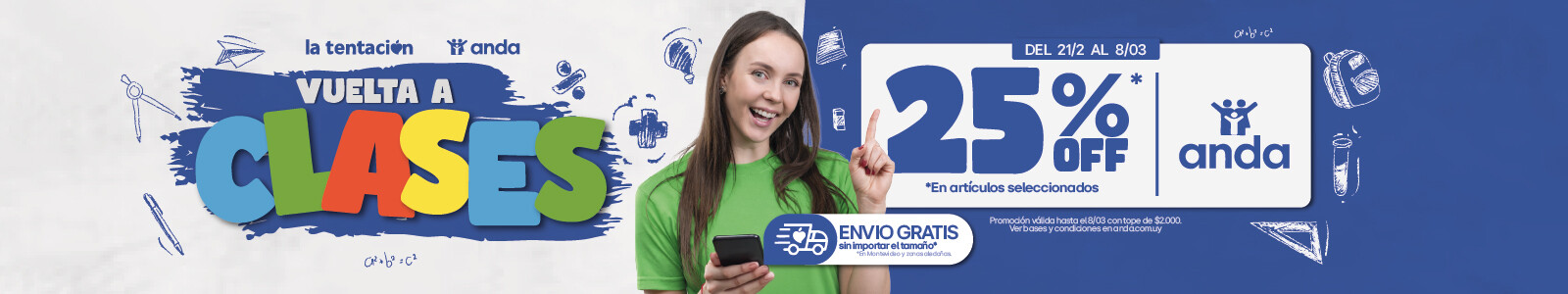 VUELTA A CLASES con ANDA