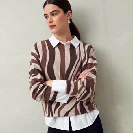 SWEATER NORA Visón