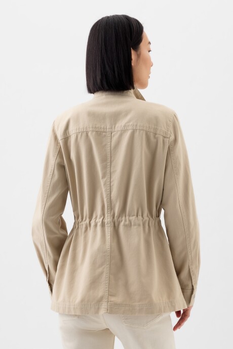 Campera Utility Mujer Sand Khaki