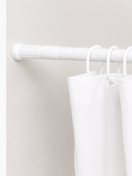 PALO PARA CORTINA DE BAÑO BLANCO