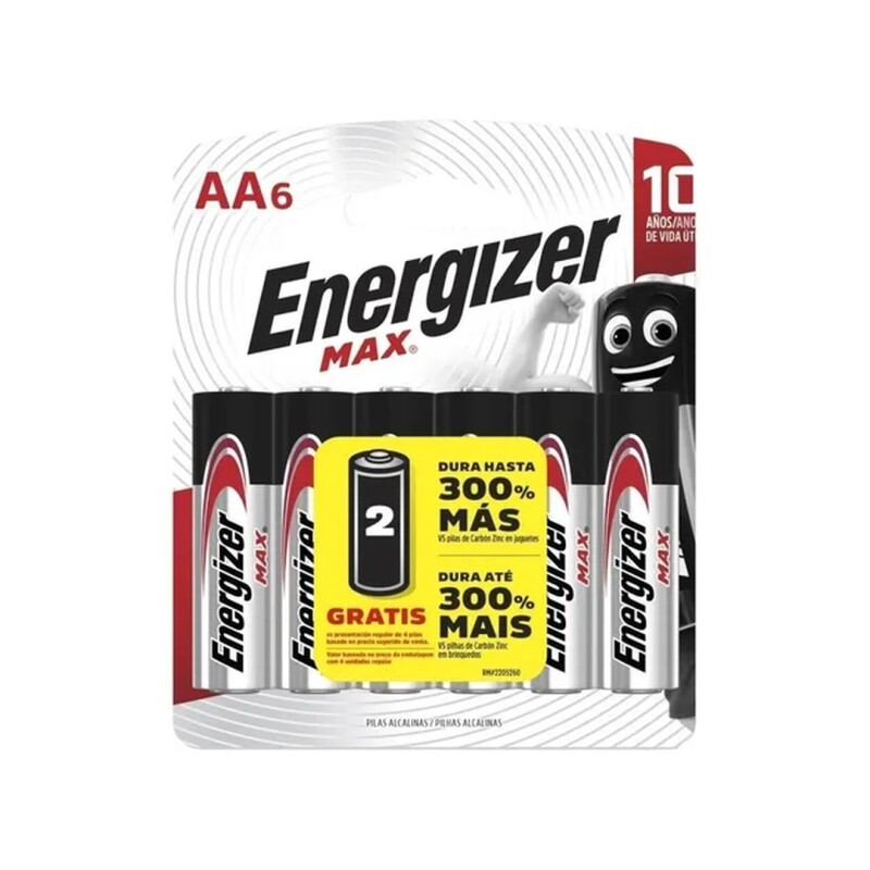 PILAS ENERGIZER ALC.AA X6 Pilas Energizer Alc.aa X6