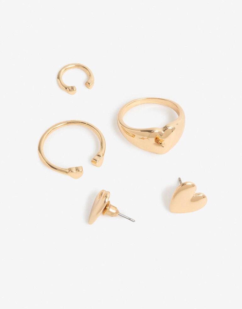 Bijouterie Set Metal Bijou Set Metal - Dorado