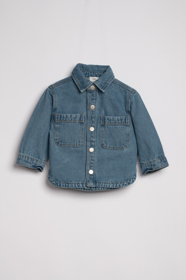 Sobrecamisa jean Azul