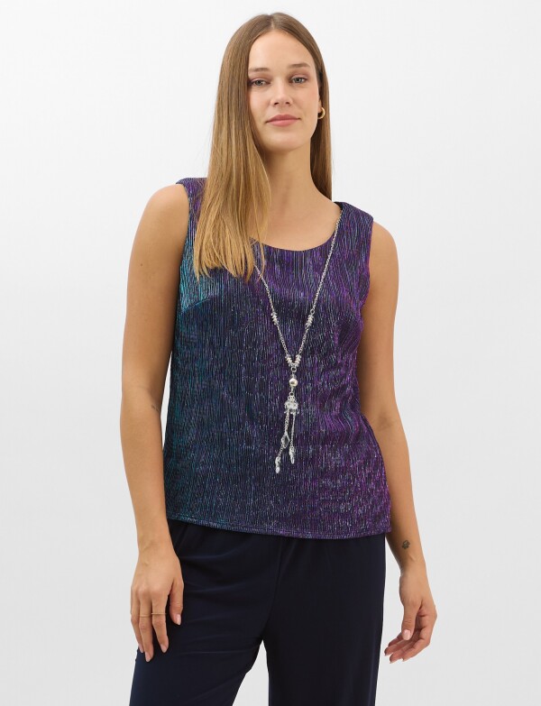 Set Musculosa, Chaqueta & Pantalon AZUL/MULTI