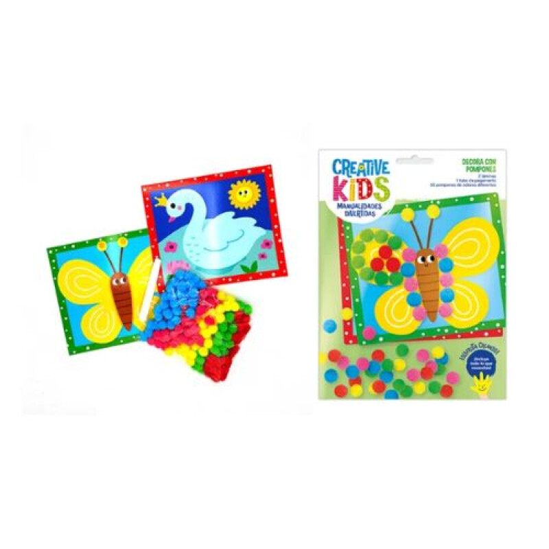 CreaTuArte: Decora con pompones Imagiland Creatuarte: Decora Con Pompones Imagiland