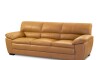 Sillón %100 Cuero - 3 Cuerpos - Premium Camel