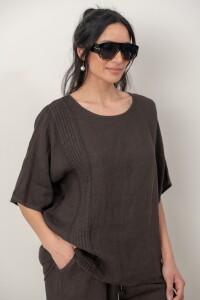 BLUSA PETRA Chocolate