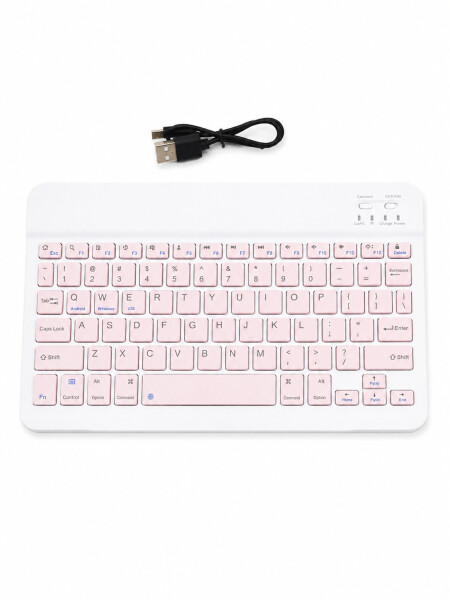 TECLADO INALAMBRICO ROSADO
