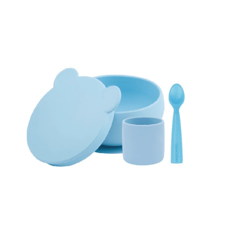 Set alimentación BLW Minikoioi Celeste