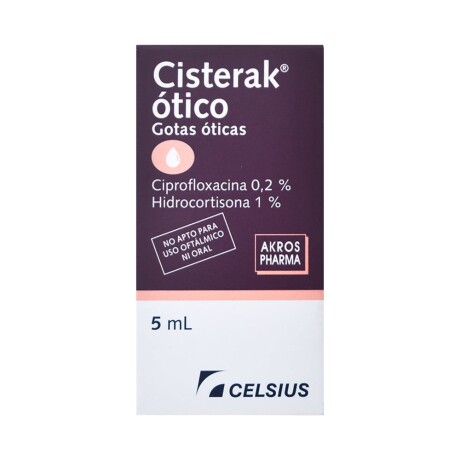 Cisterak Ótico 5 Ml Gotas Infecciones Oído Cisterak Ótico 5 Ml Gotas Infecciones Oído