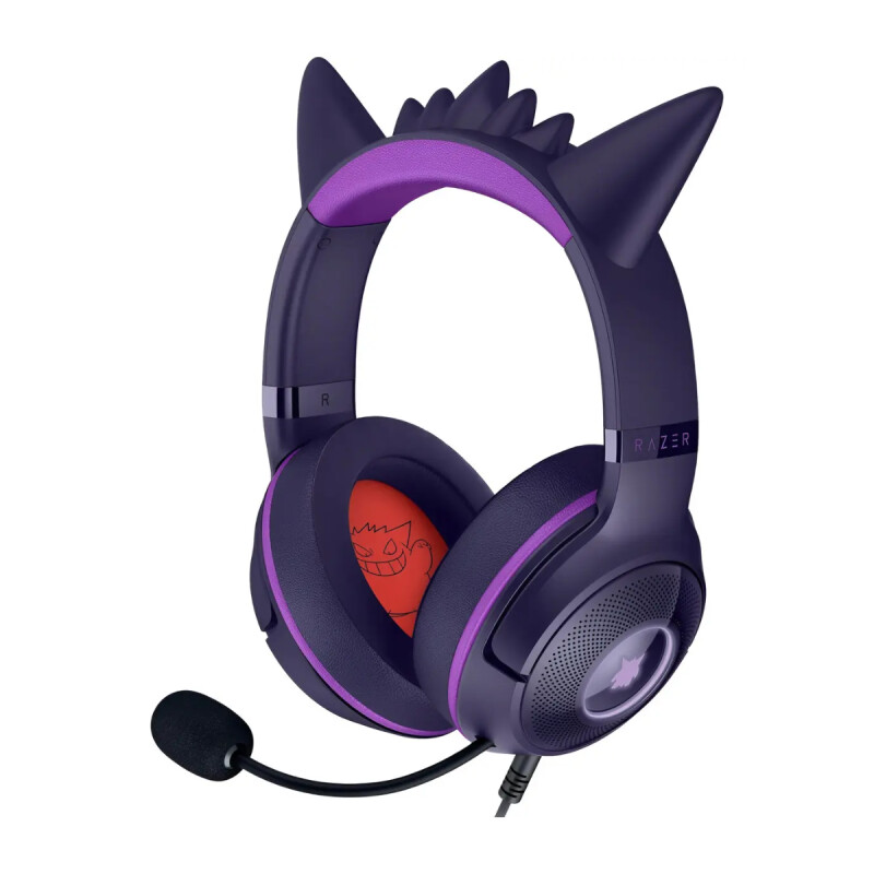 Auriculares Gamer Razer Kraken Kitty V2 USB Pokemon Gengar Auriculares Gamer Razer Kraken Kitty V2 USB Pokemon Gengar