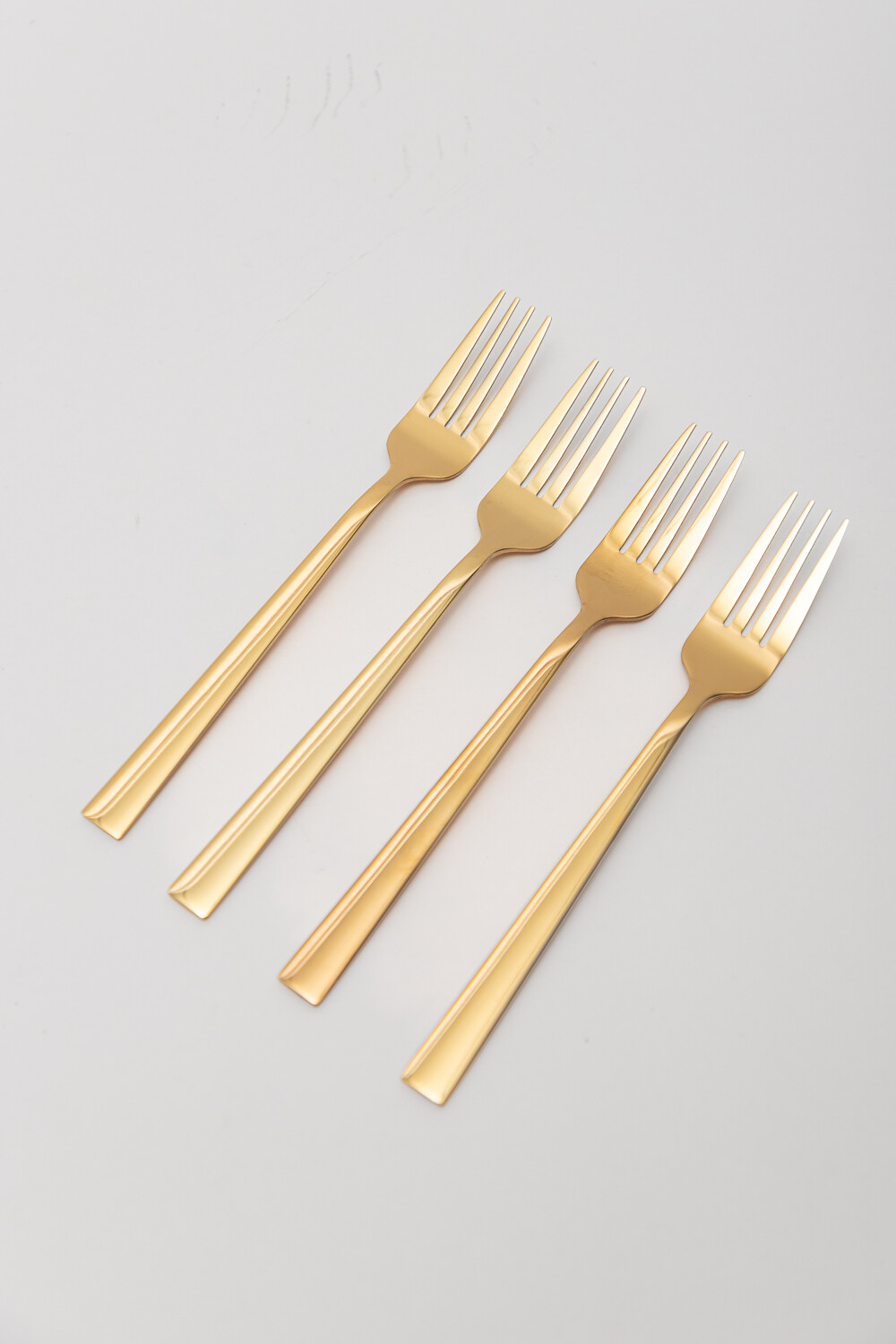 Tenedor Asher Set 4 Un. Dorado Brillante Color Unico