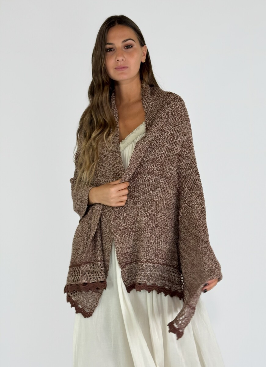 PASHMINA ASTRA - CHOCOLATE 