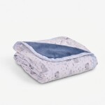 Manta 80x90 Bebe Bosque Celeste