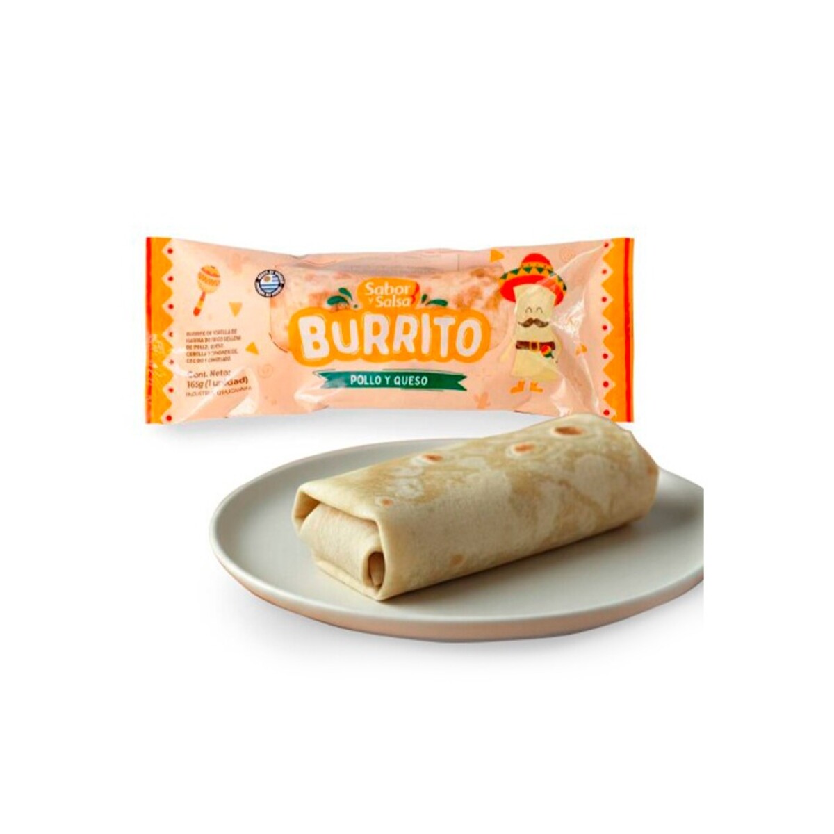 Burritos De Pollo 165 Grs Sabor Y Salsa 