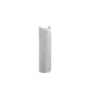 Pedestal Para Bacha Samite Blanco Brillo BLANCO