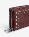 Billetera Billetera Con Tachas - Rojo Burdeaux