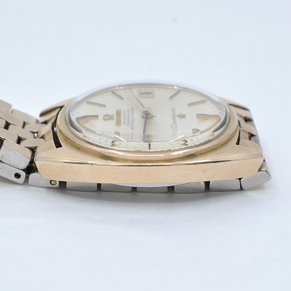Omega Constellation Enchapado En Oro 168.017 Año 1966 Malla Original Omega Constellation Enchapado En Oro 168.017 Año 1966 Malla Original