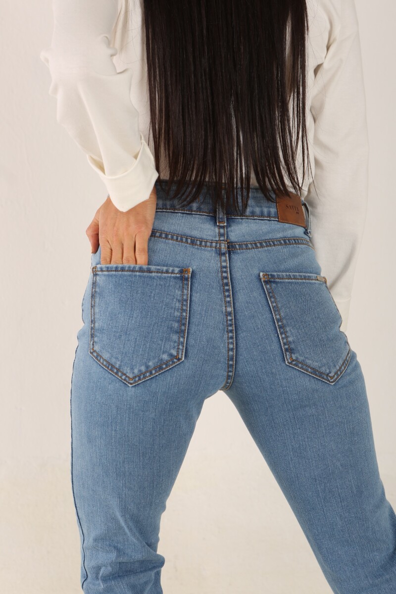 JEAN SKINNY MARINA Claro