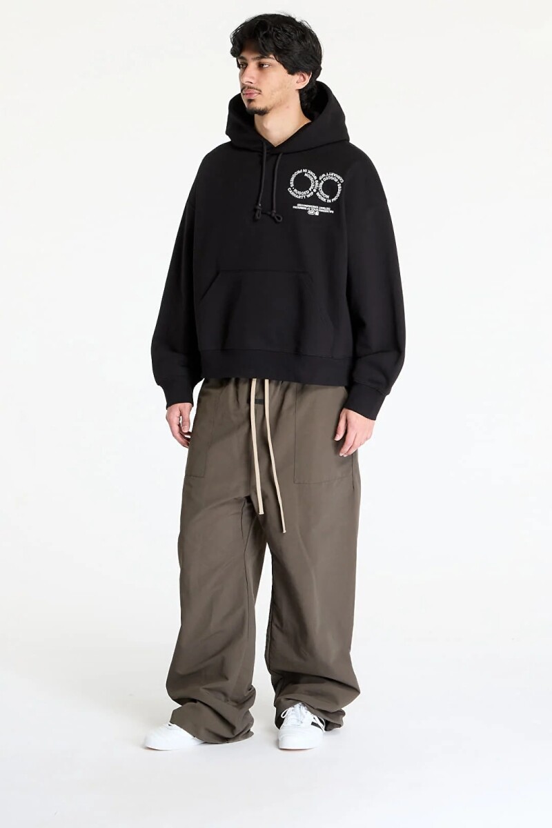 Hooded Rotation Sweat Negro