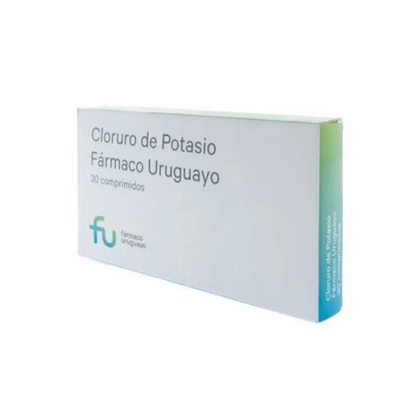 Cloruro de Potasio 500 mg 30 Comprimidos - Fármaco Uruguayo Cloruro de Potasio 500 mg 30 Comprimidos - Fármaco Uruguayo