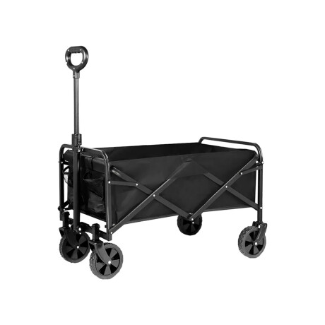 Carro de playa plegable 70x45x50cm Negro