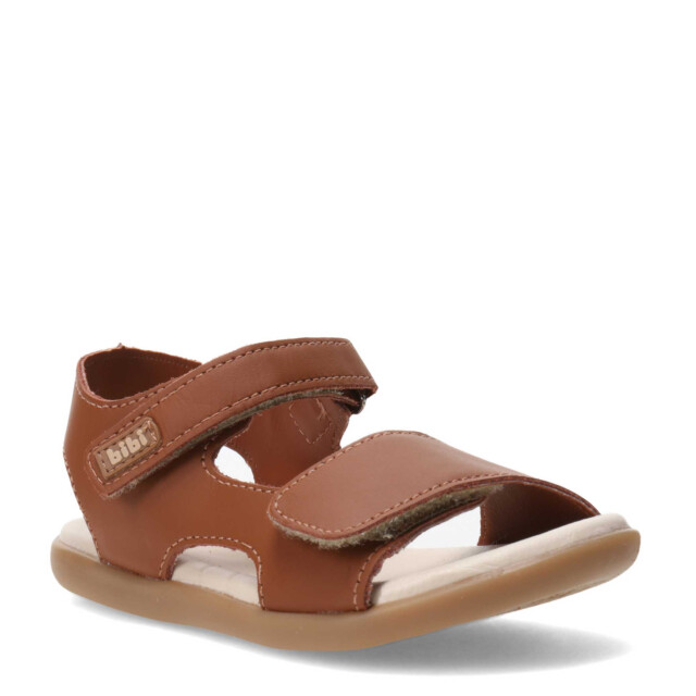 Sandalias de Niño Bibi Baby Soft con Velcro Marrón Caramelo