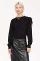 SWEATER FEATHERS Negro