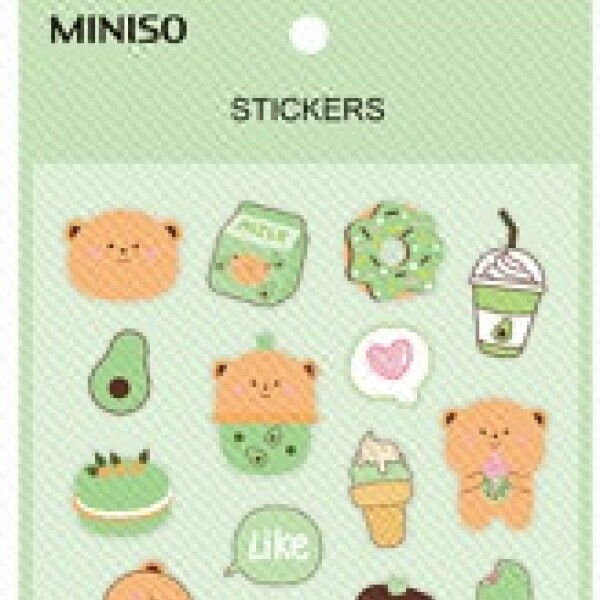 Pegotines Stickers verde