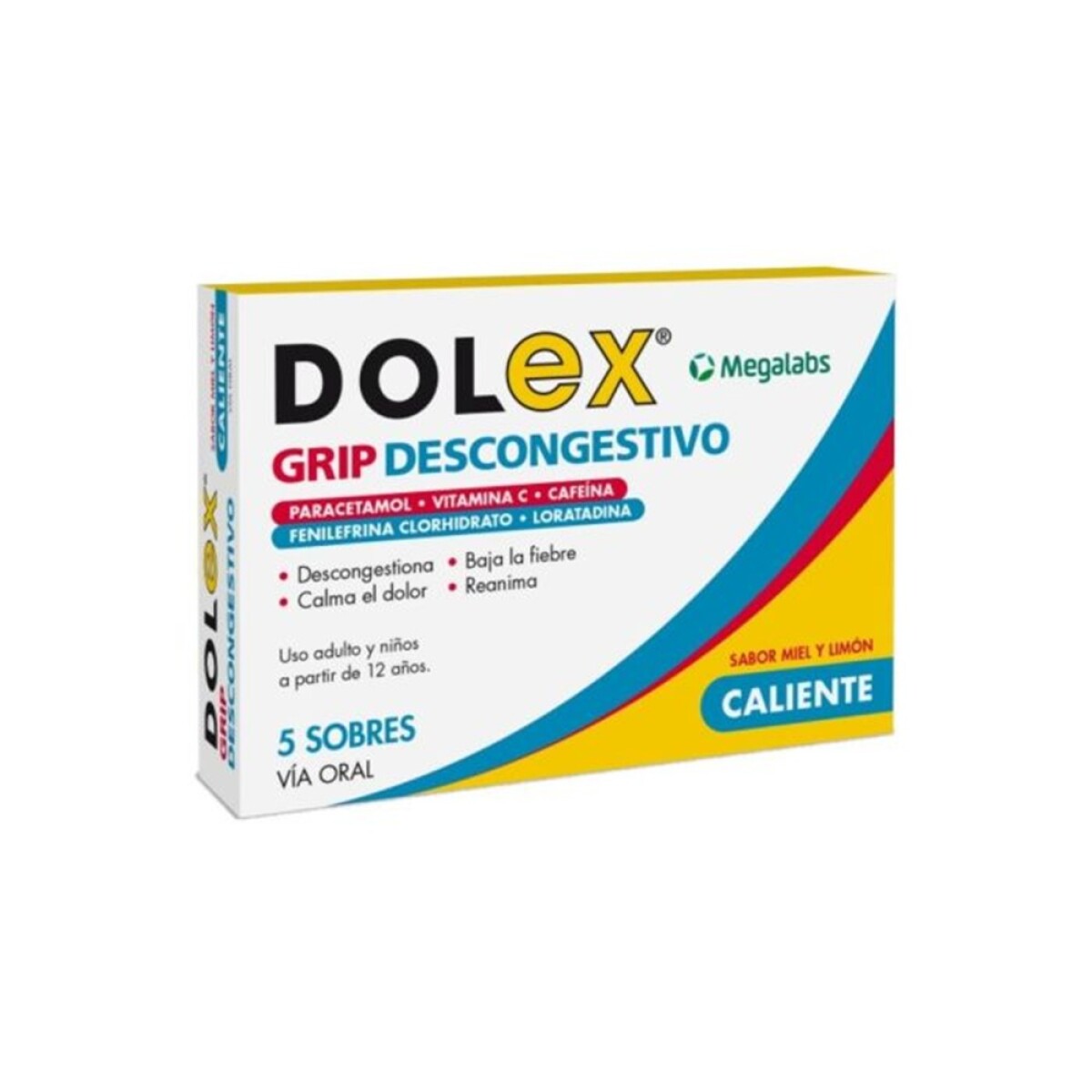 Dolex Grip Descongestivo 5 Sobres 