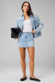 Bividi Modal Rib Cropped Bividi Mujer Classic White