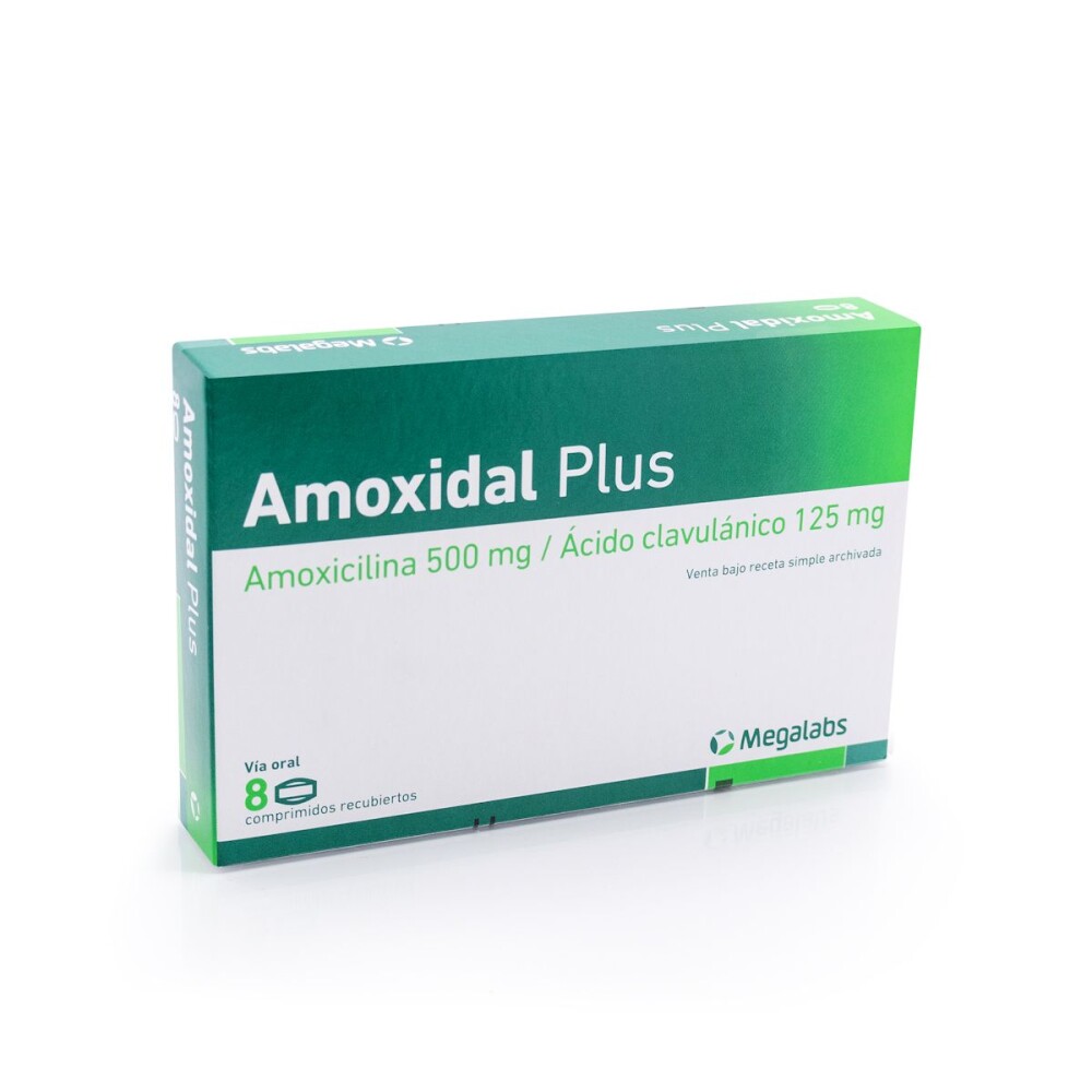 AMOXIDAL PLUS CJ X 8 COMPRIMIDOS única