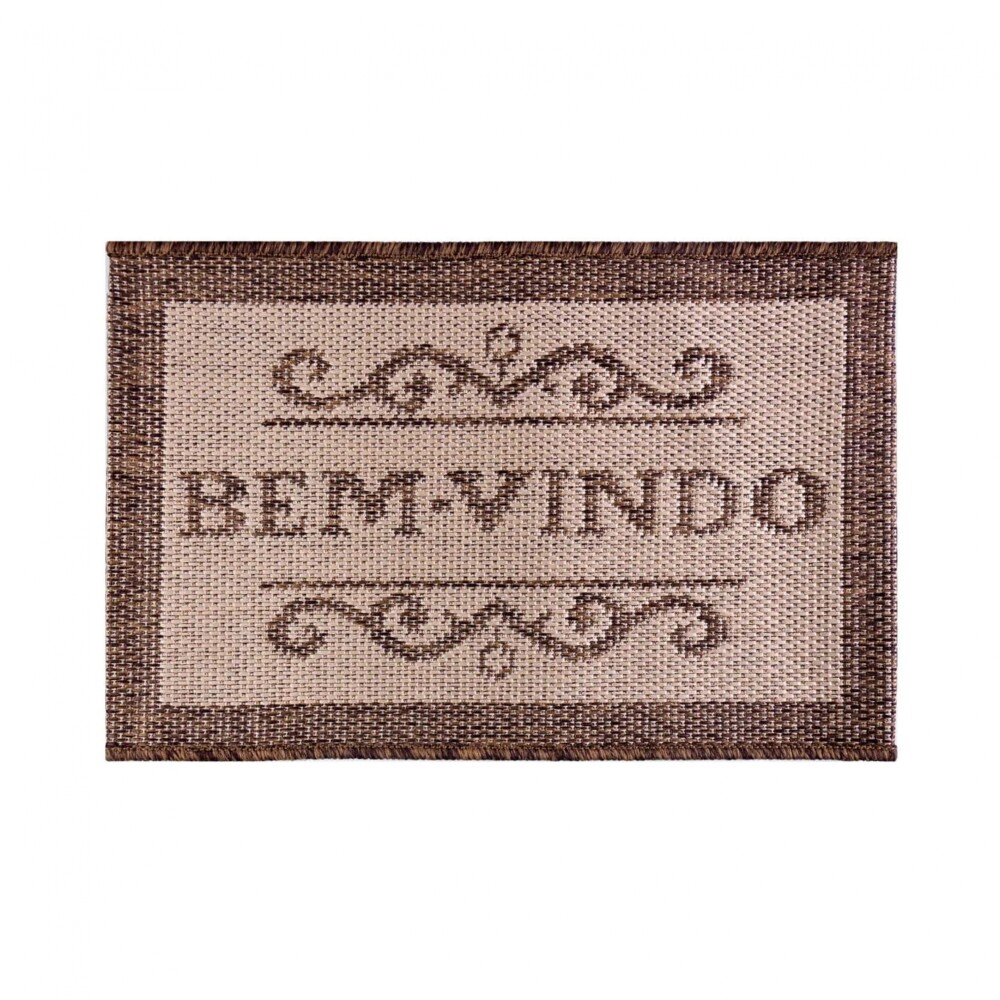 Alfombra Felpudo de Entrada - Eco Nature 40x60 cm Marrón