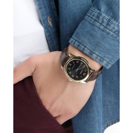 Reloj Análogo Casio MTP-V001GL-1BUDF Resistente Al Agua Reloj Análogo Casio MTP-V001GL-1BUDF Resistente Al Agua