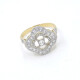 Anillo Oro 18K, Platino, Brillantes Y Diamantes Anillo Oro 18K, Platino, Brillantes Y Diamantes
