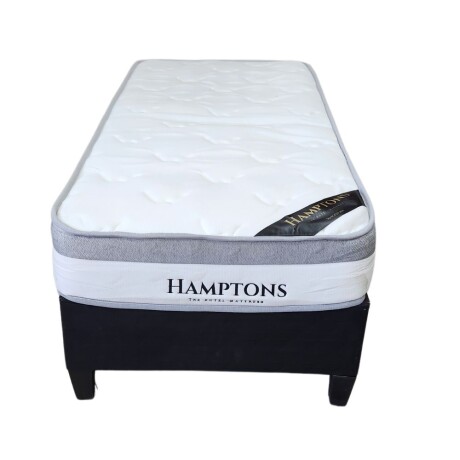Sommier 1 Plaza 80x185 - Colchon THM Hybrid Rhodium Sommier 1 Plaza 80x185 - Colchon THM Hybrid Rhodium
