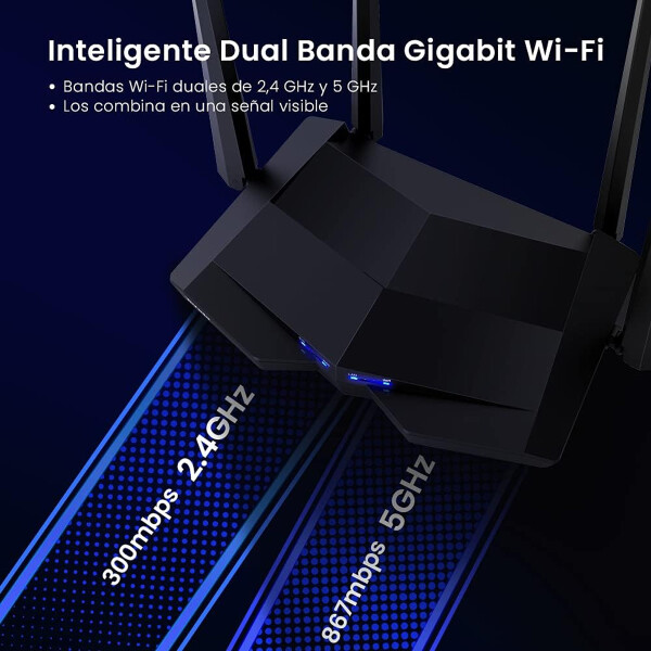 Router Tenda Ac10 Dual Band ROUTER TENDA AC10 DUALBAND GIGABIT